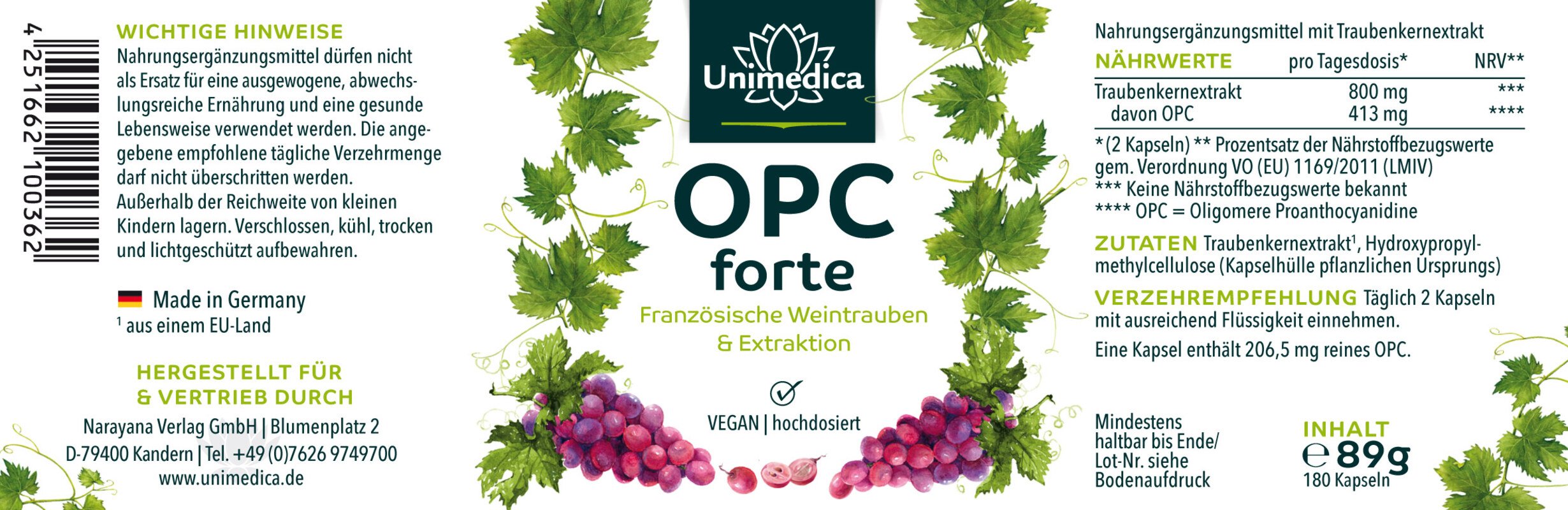 OPC-forte-800-mg-Traubenkernextrakt-pro-Tagesdosis-180-Kapseln-von-Unimedica-2