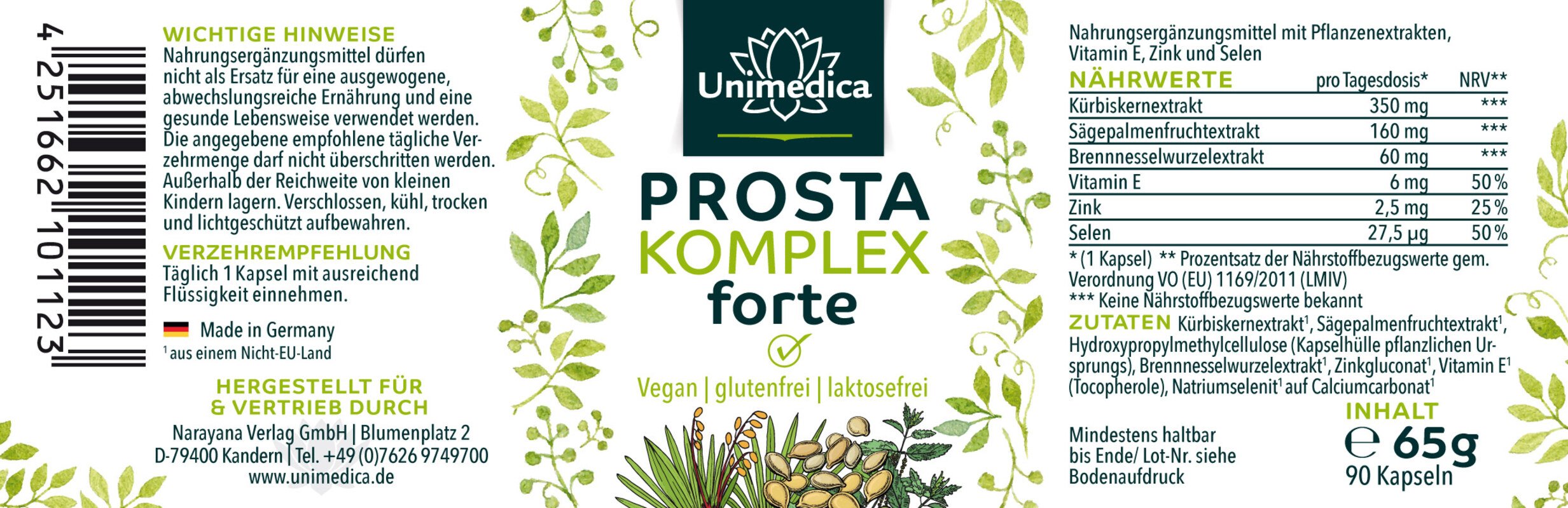Prosta-Komplex-forte-mit-Kuerbiskernextrakt-Saegepalmenextrakt-Brennnesselwurzel-90-Kapseln-von-Unimedica-2