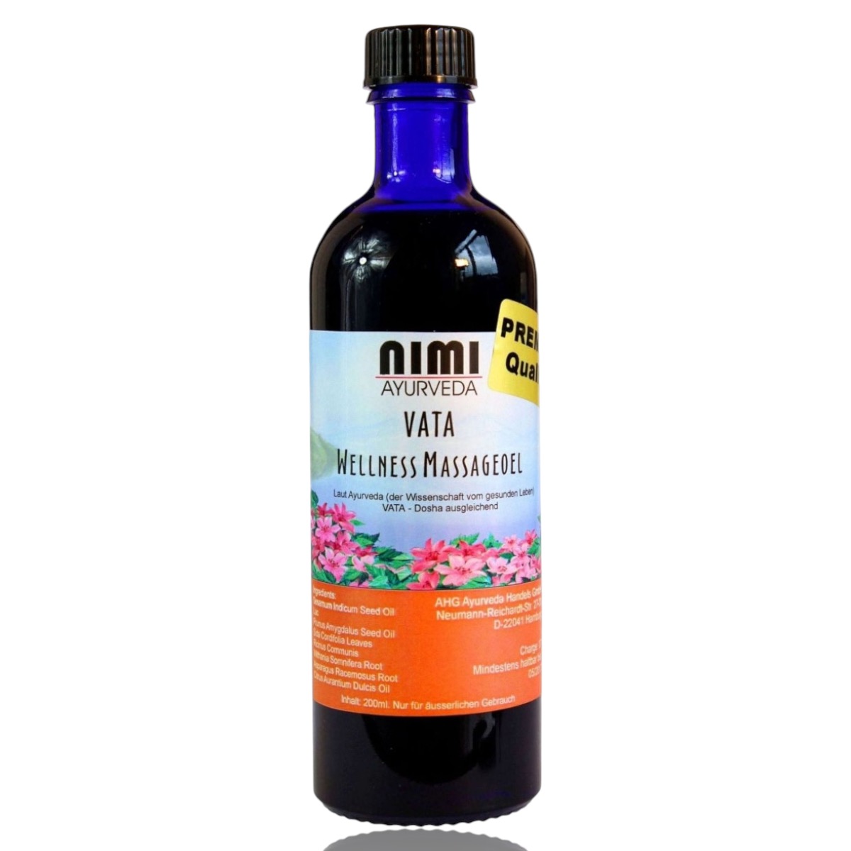 Vata wellness massage oil