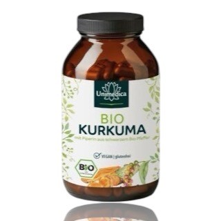 Bio Kurkuma mit schwarzem Bio Pfeffer